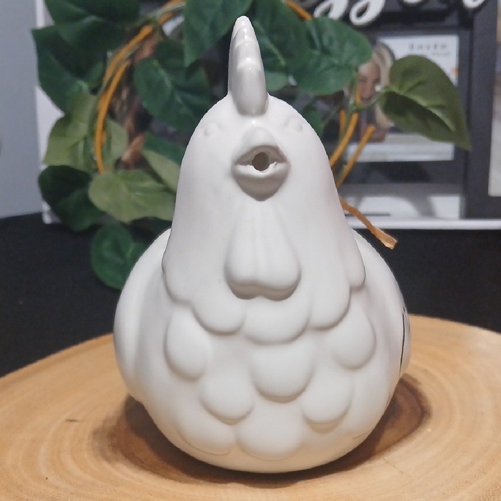Rae Dunn Cream Chicken Pourer NWT - Picture 4 of 8